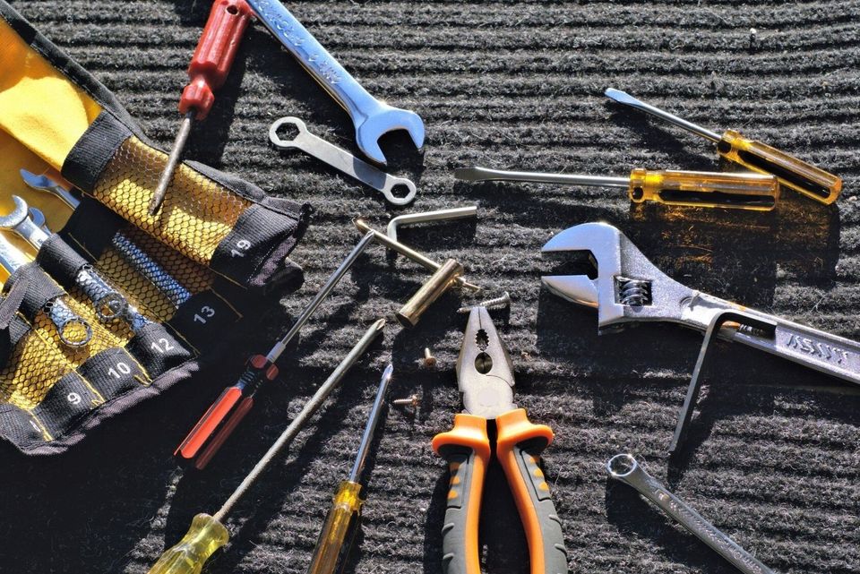 Bellingham Handyman Tools on the ground