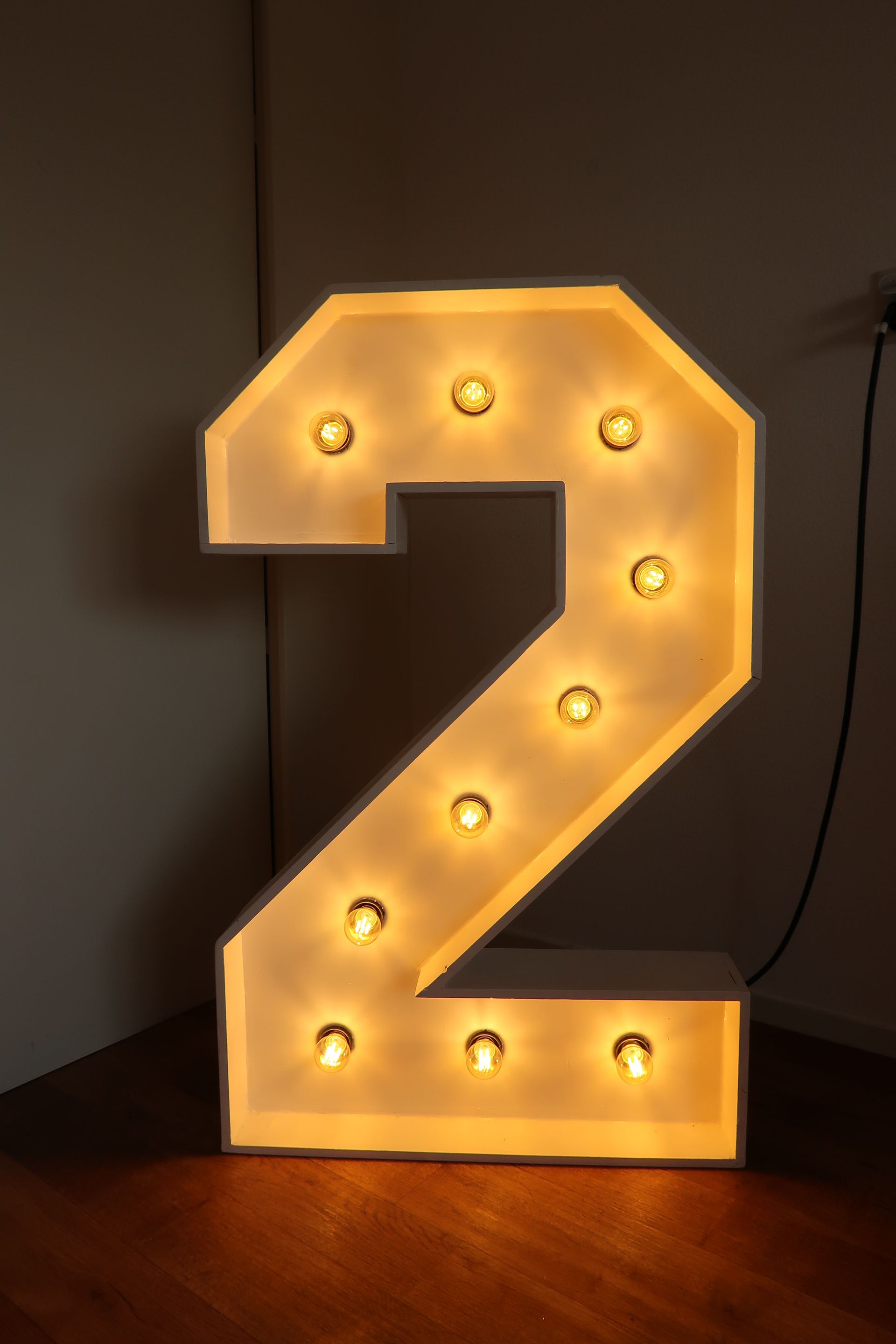 Lichtgevende cijfer - 2