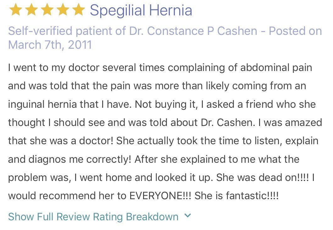 Dr. Cashen Reviews
