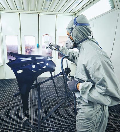 Autobody — Painting Car Bumper in Columbus, OH Autobody — Painting Car Bumper in Columbus, OH