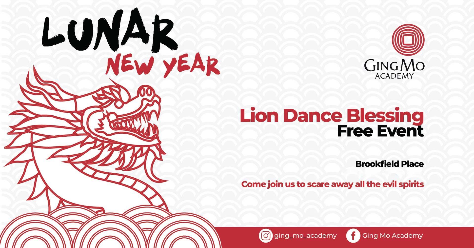 Come join us to scare away all the evil spirits and welcome the Year of the Dragon.
