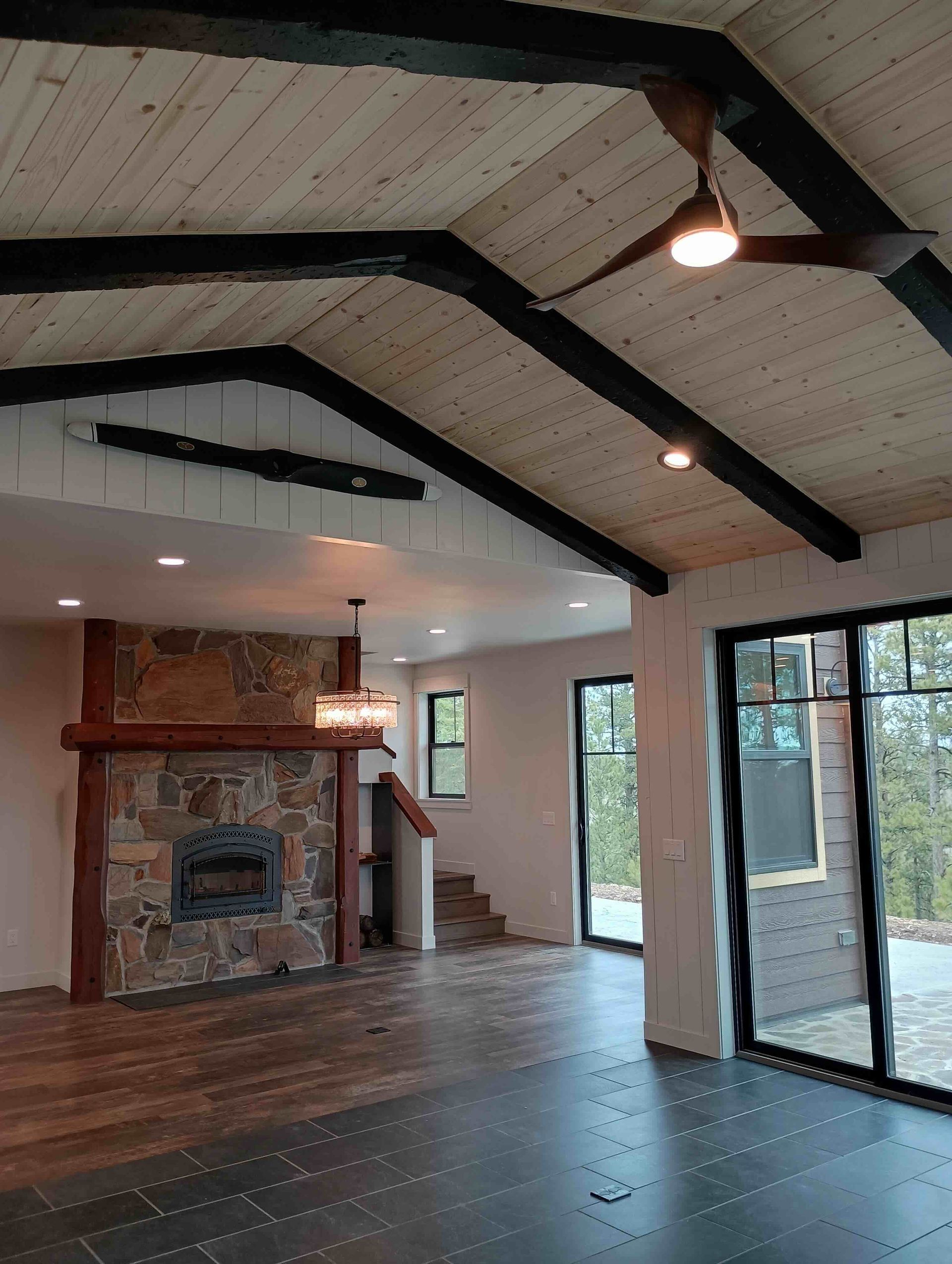 New-built living room