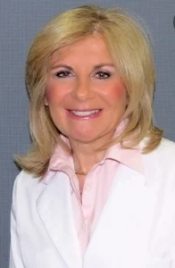 Shot of a woman with repaired skin areas highlighted — New York, NY — Janis DiPietro, M.D., F.A.C.S.