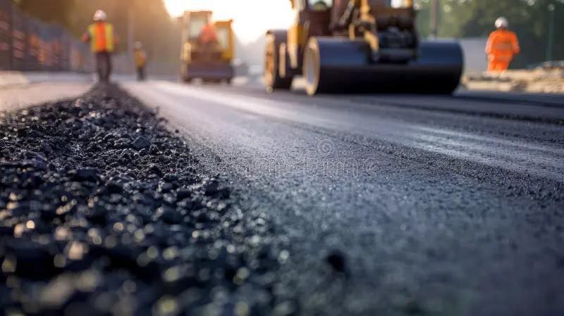 A Group of Construction Workers Are Working on a New Road — North Coast Asphalts in Clarence Valley, NSW