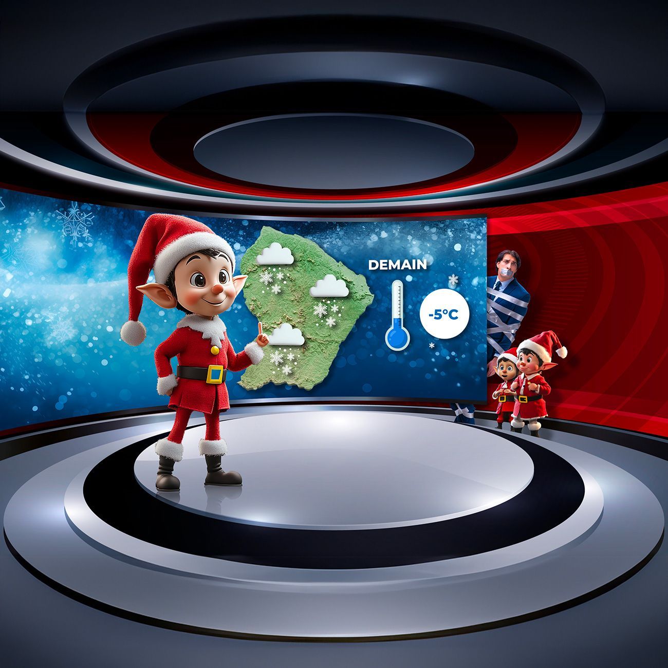 Des lutins farceurs débarquent dans les magasins Catéco en Guyane