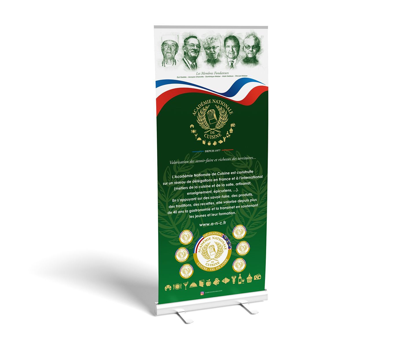 Roll-up Académie Nationale de Cuisine