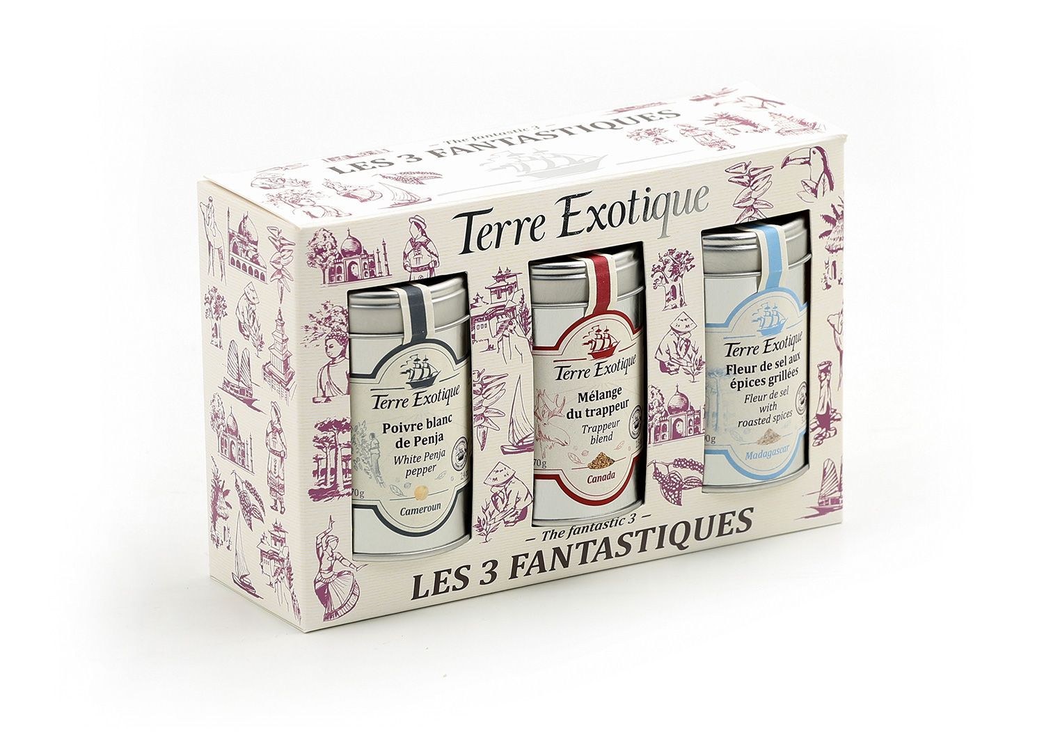 Coffret Terre exotique Les 3 fantastiques