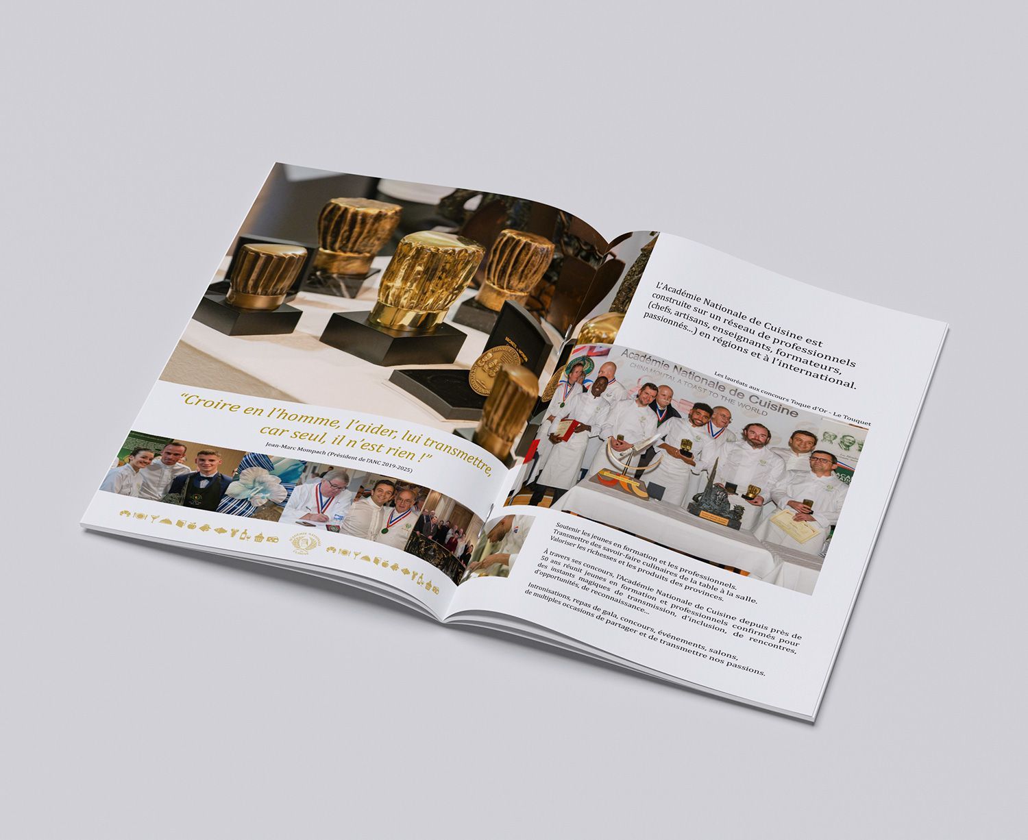 Page intérieures plaquette Académie Nationale de Cuisine 2025