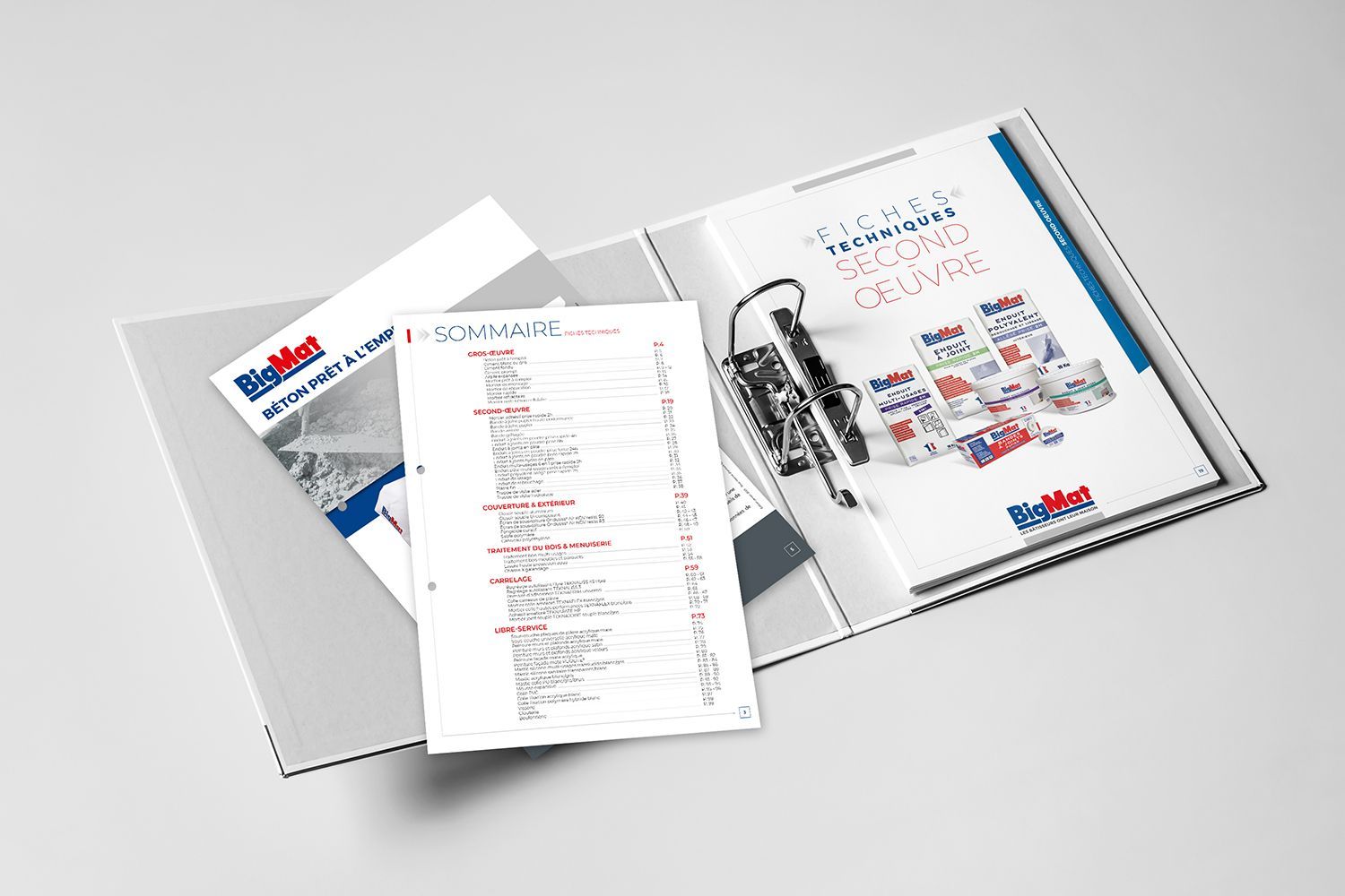 Classeur Book MDD - fiches techniques BigMat