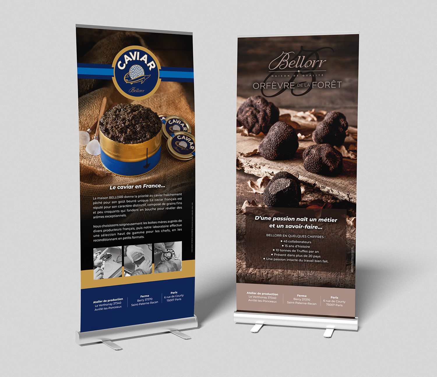 Roll-up caviar et truffes Bellorr