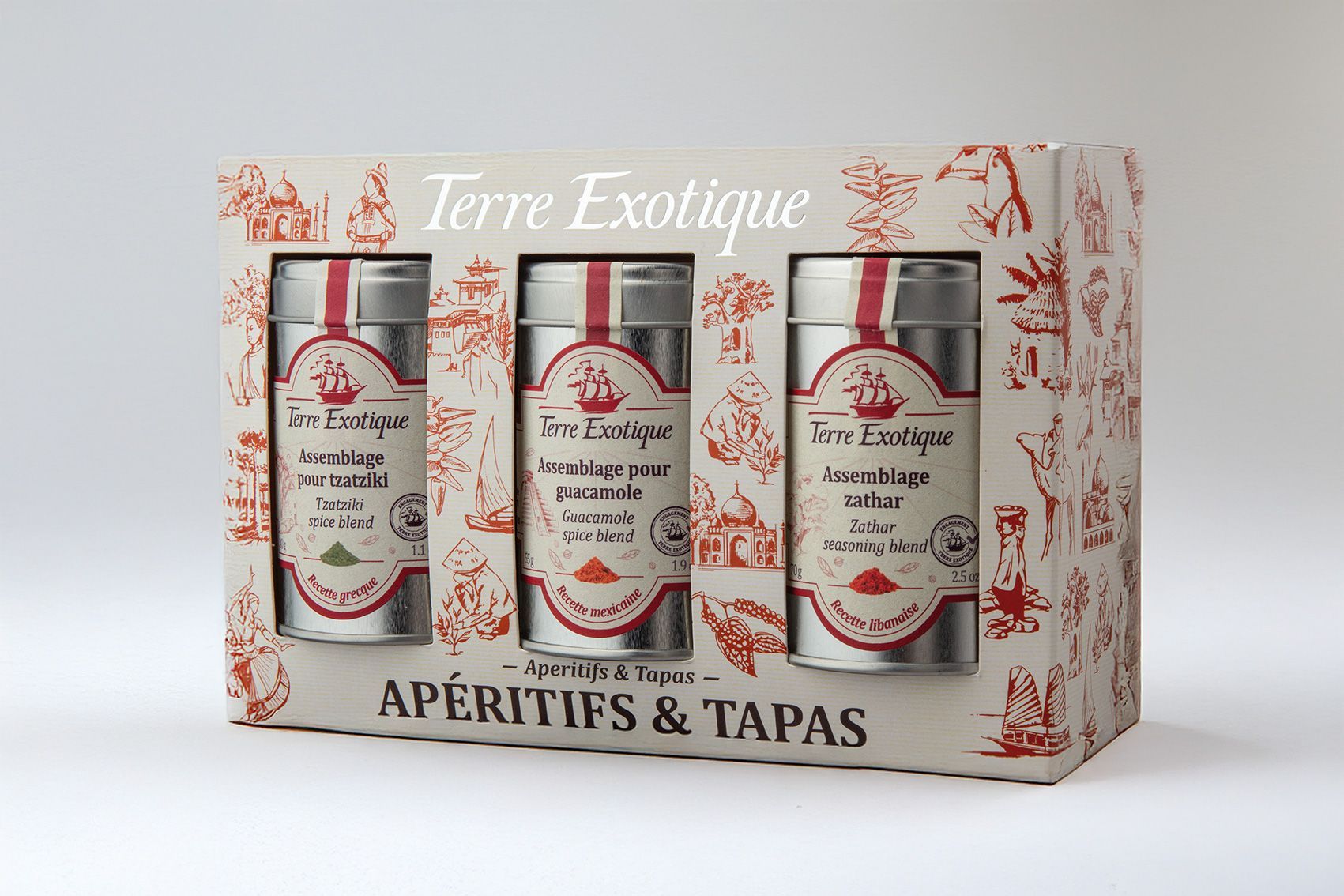Coffret Terre exotique apéritif et tapas