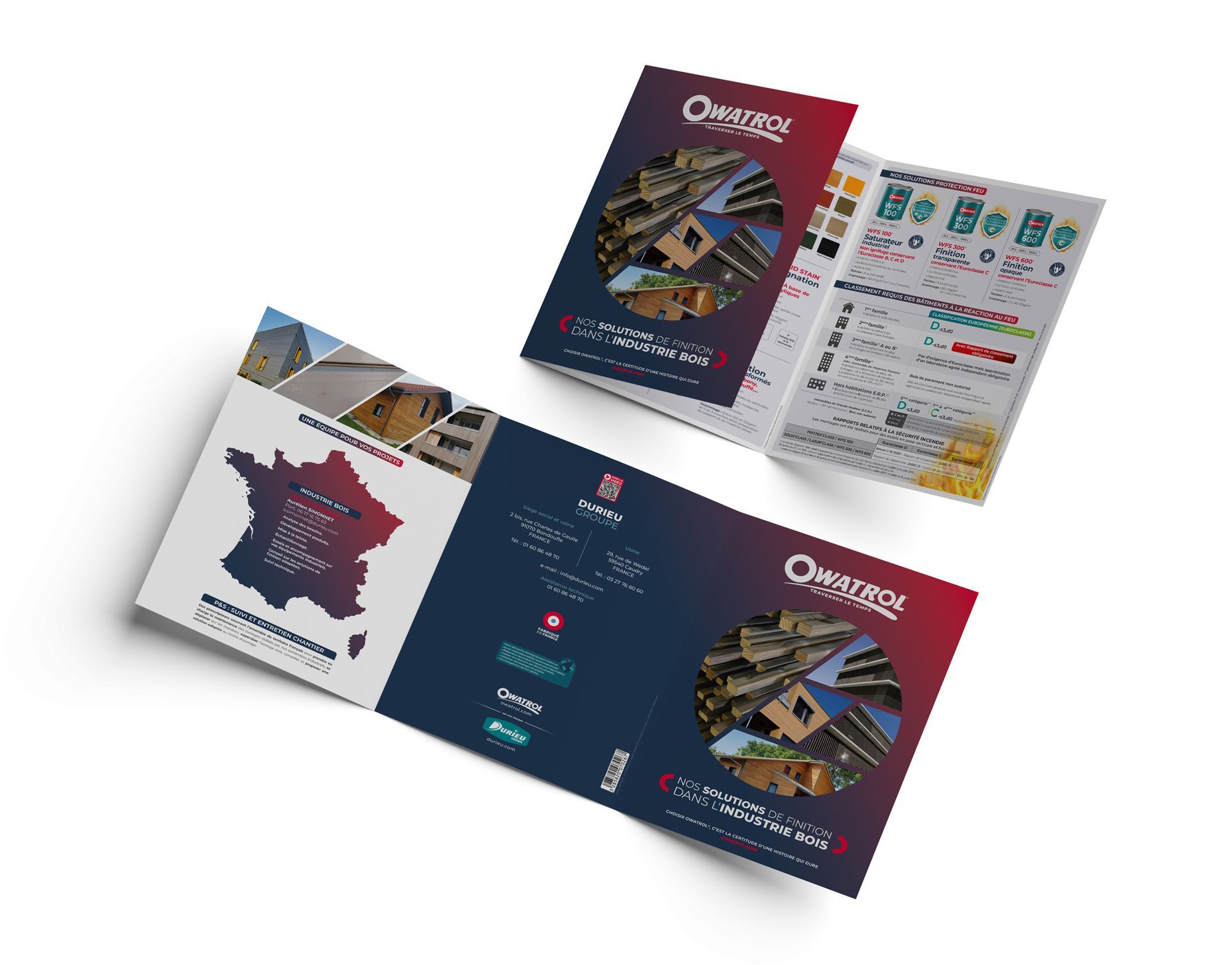 3 volets industrie bois Owatrol