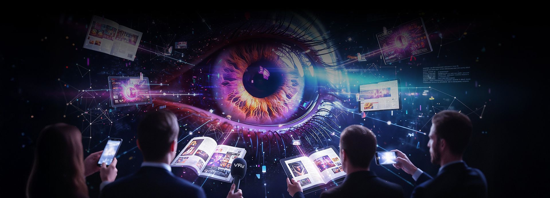 oeil vision et expérience Adfields, agence de communication globale située à Tours