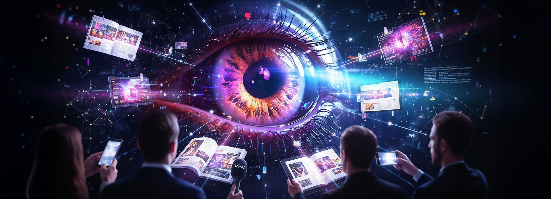 oeil vision et expérience Adfields, agence de communication globale située à Tours