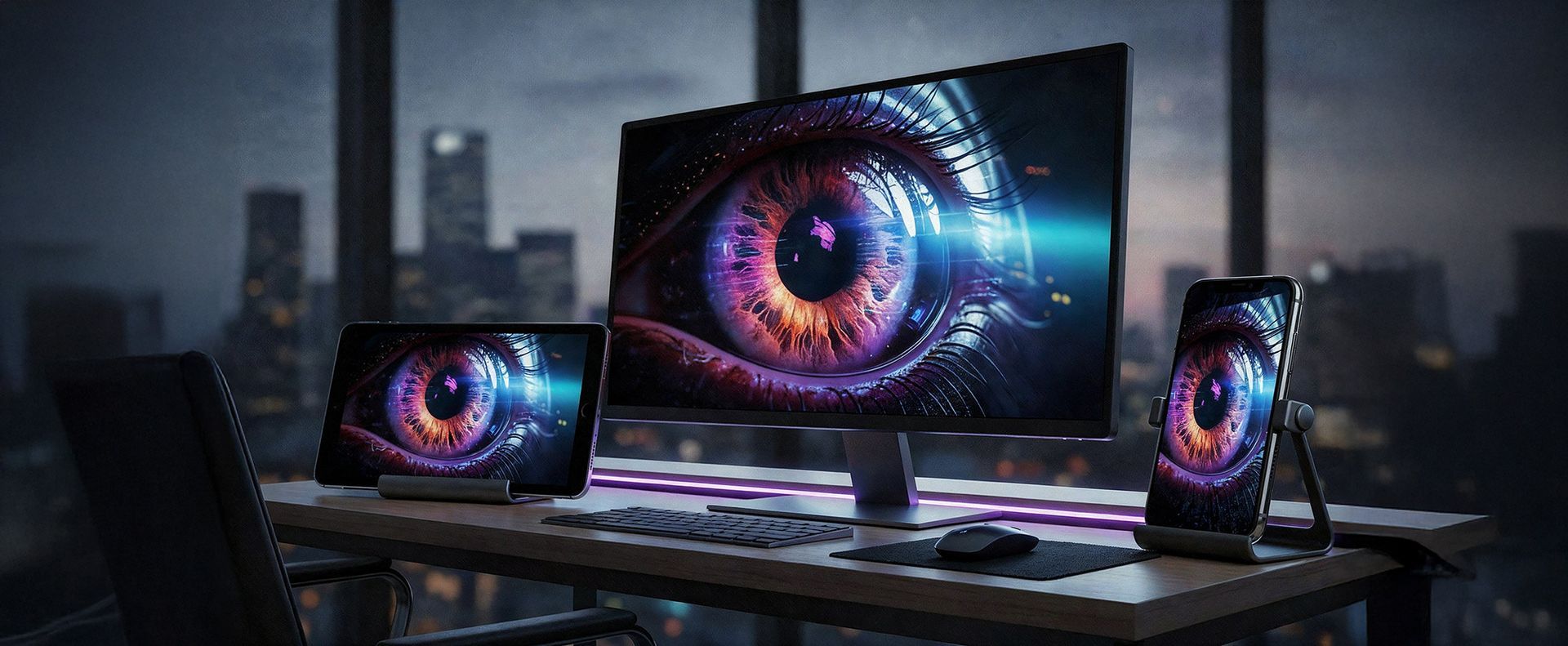 oeil vision et expérience Adfields, agence de communication globale située à Tours