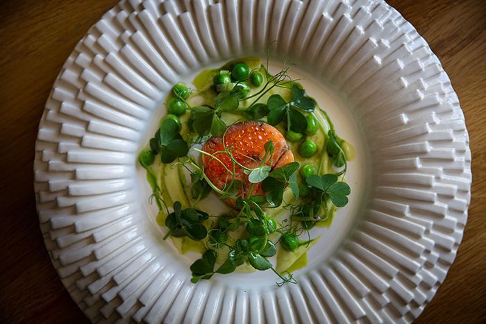 Plat du Restaurant étoilé Auberge Pom'Poire situé à Azay-Le-Rideau