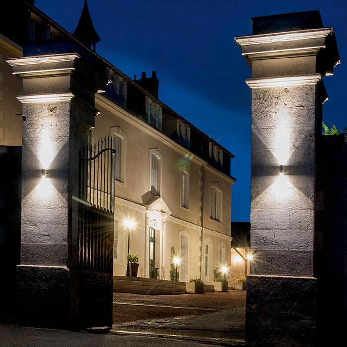 Entrée de l'Hôtel de charme Le Haut des Lys situé à Villandry