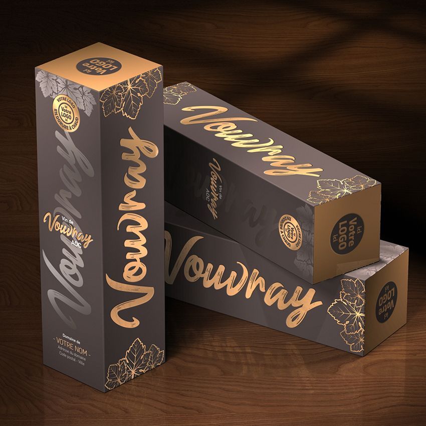 Prototype Étui vins de Vouvray AOC