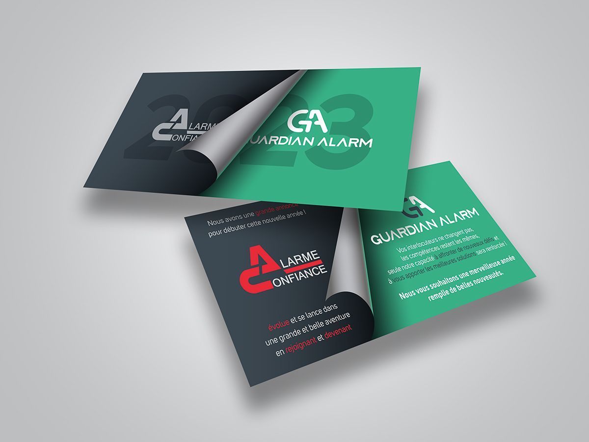 Carte de vœux Guardian alarm