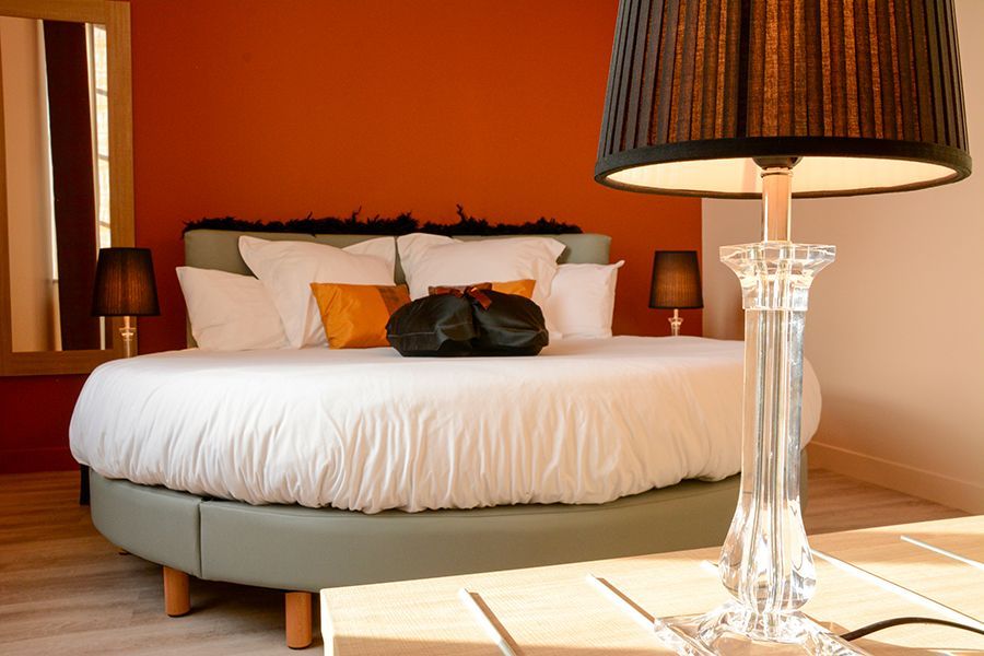 Chambre de l'hôtel le haut des lys