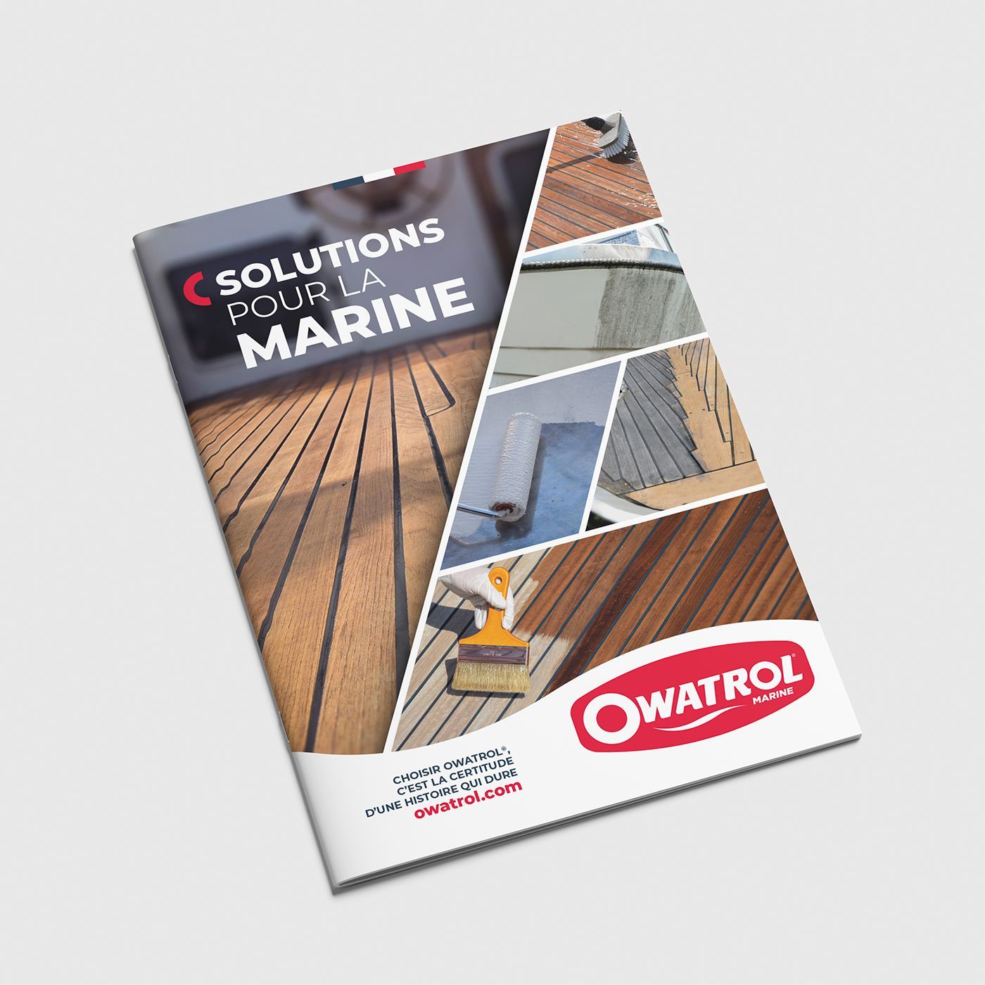 Owatrol marque de produits d'entretien du bois, métal, plastique...