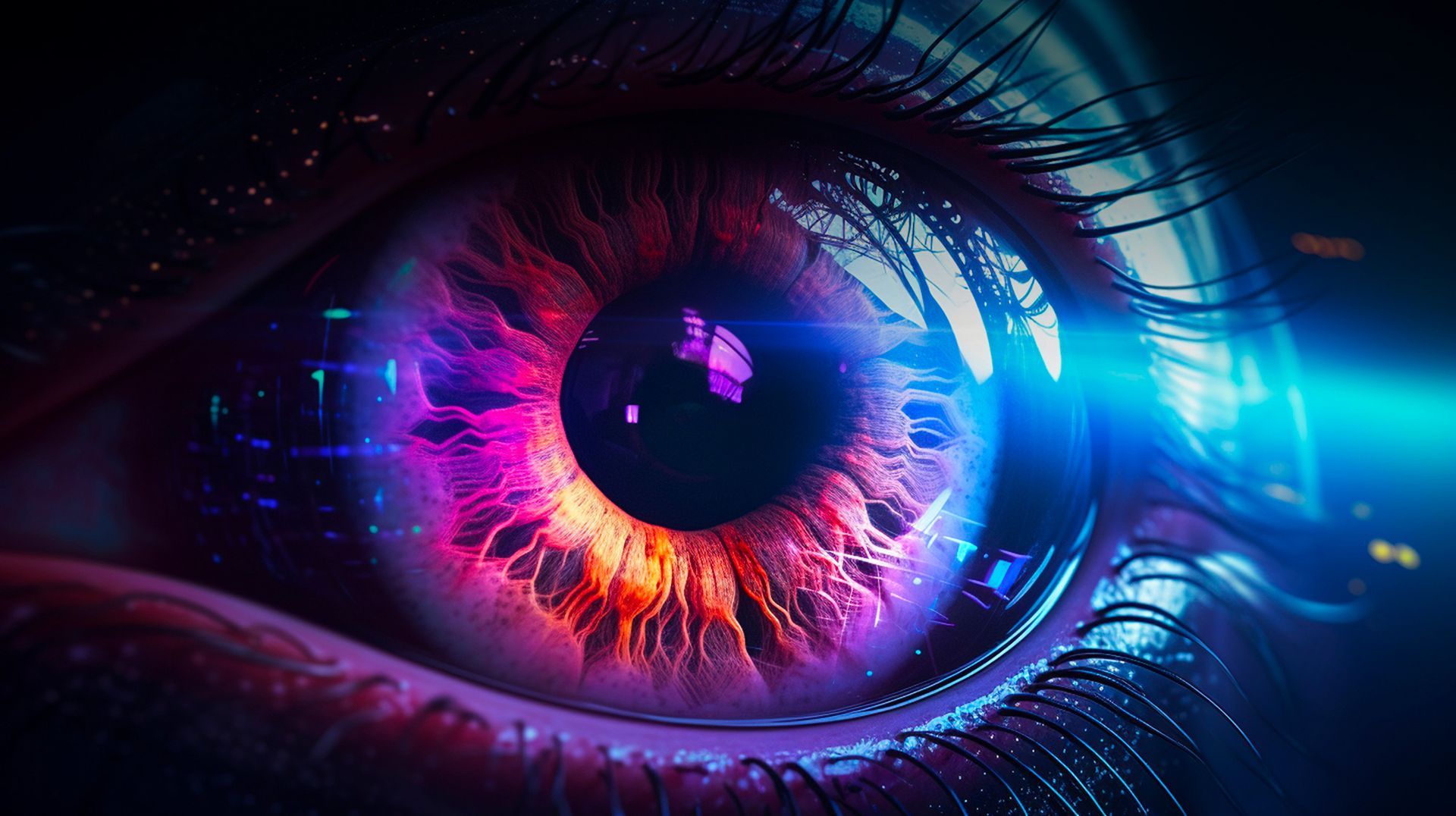 oeil vision et expérience Adfields, agence de communication globale située à Tours