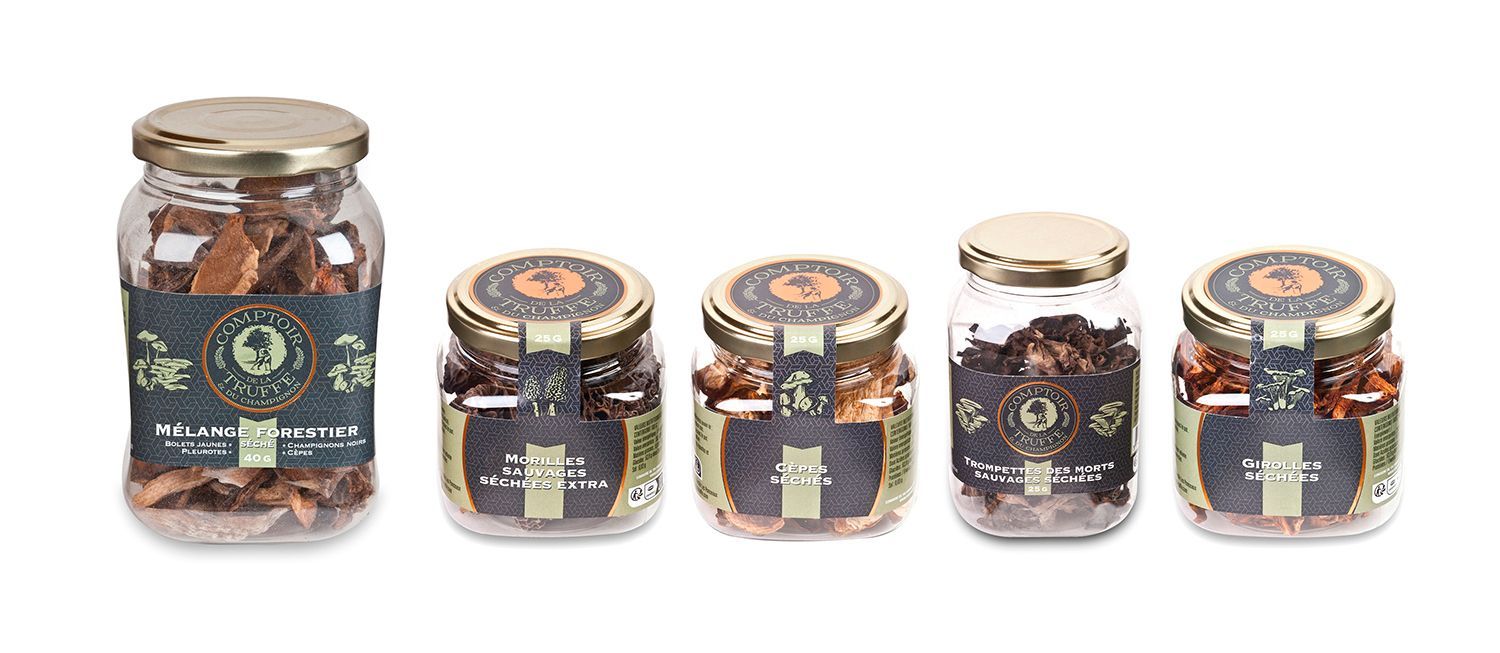 Conserves de champignons sec Comptoir de la truffe et du champignon