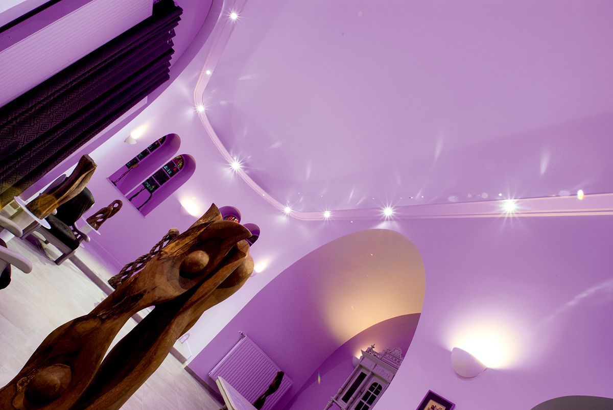 Hall d'entrée de l'hôtel le haut des lys