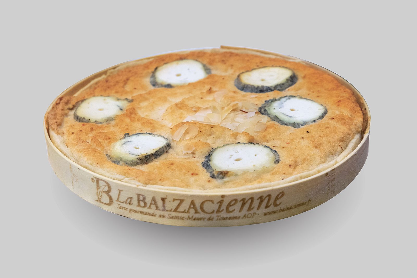 Tarte La Balzacienne au Sainte- Maure-de-Touraine