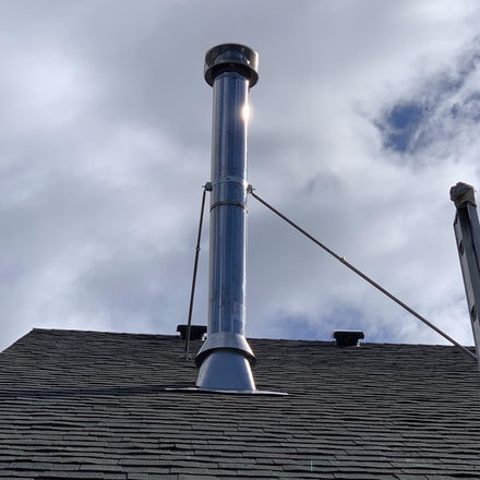 Chimney With Slate Cladding — Grants Pass, OR — Abbey Road's Clean Air, LLC