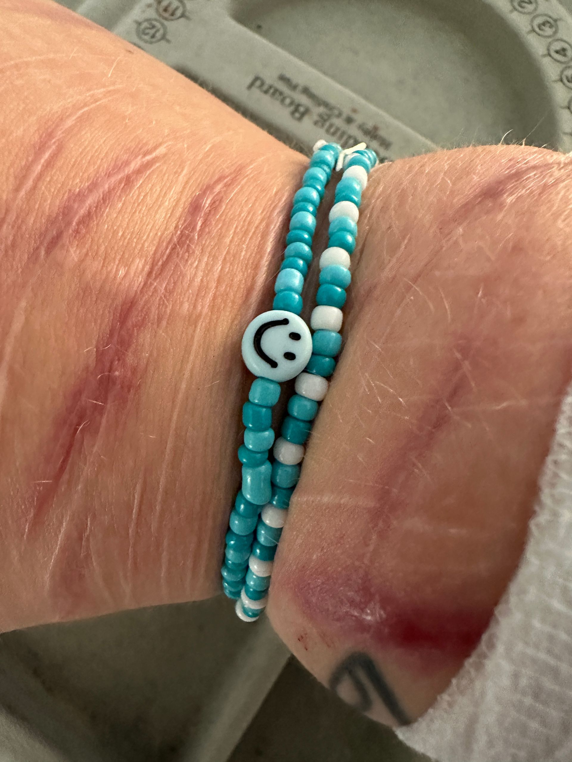 blauw armbandjes ( setje van 2 armbandjes )