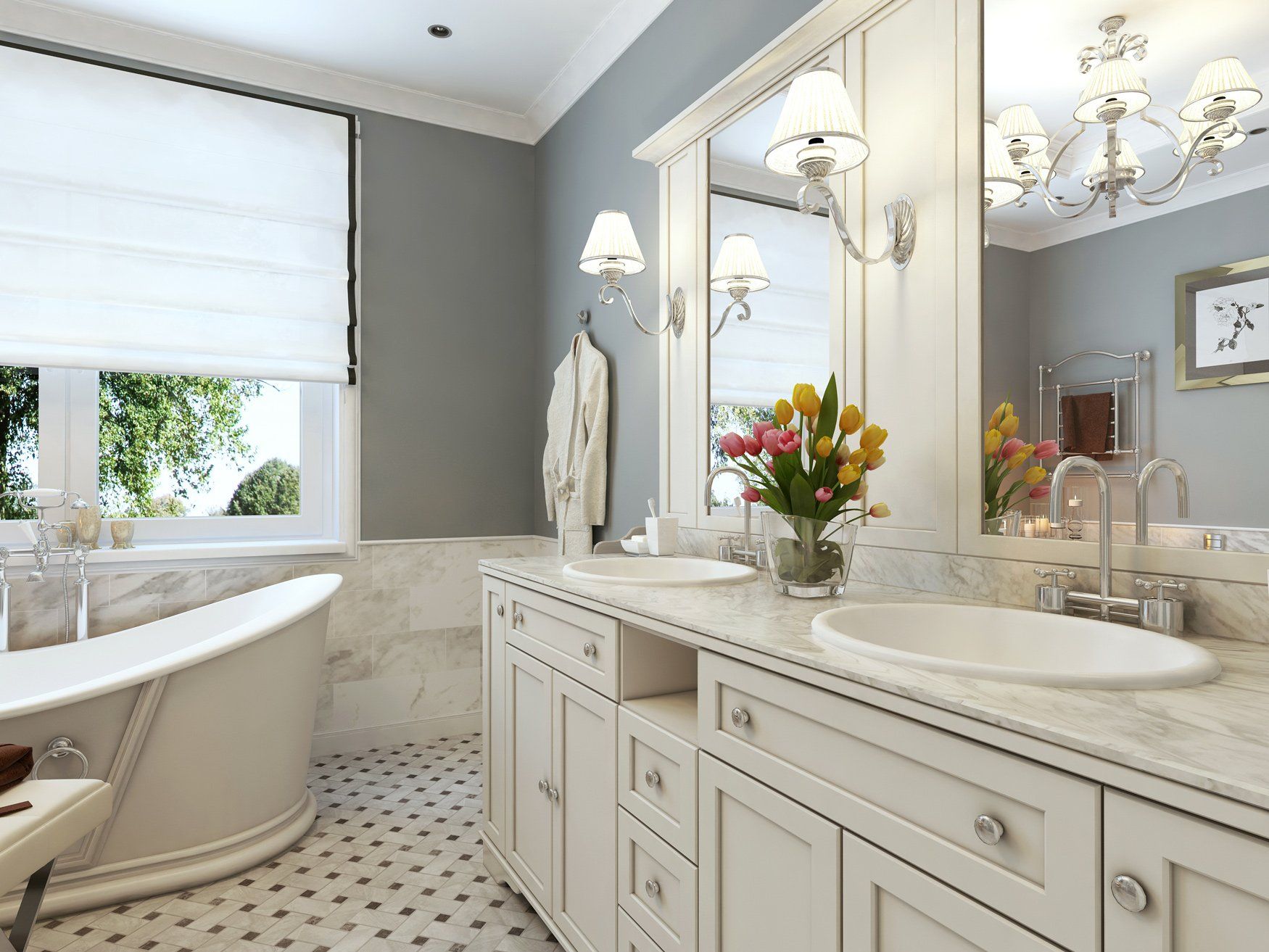 3 Ways Paint Will Make Your Bathroom Look Larger
