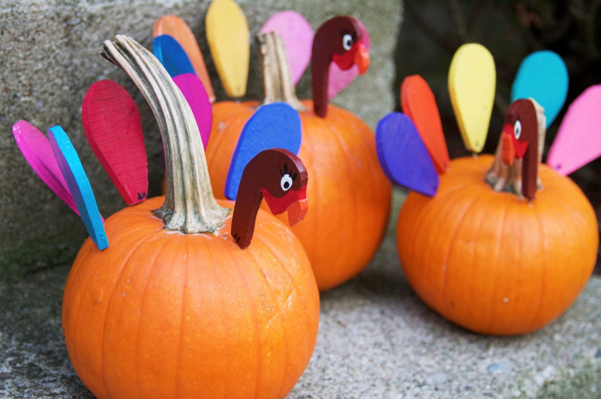 Colorful Thanksgiving Crafts For Kids