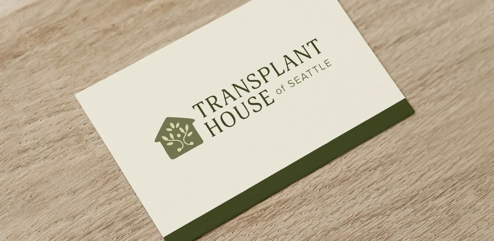 New business card for purpose-driven nonprofit in the Pacific Northwest.