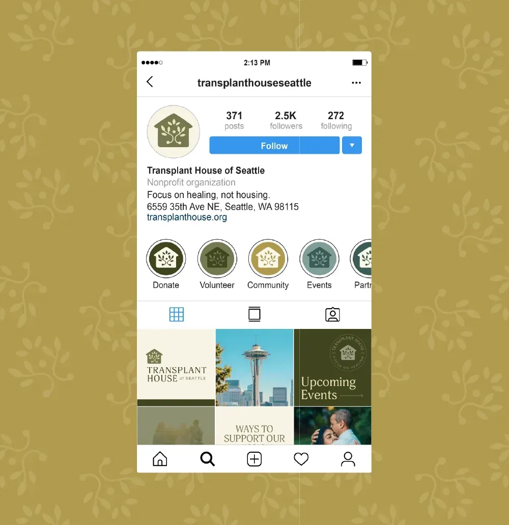 Social media profile refresh for PNW organizations.