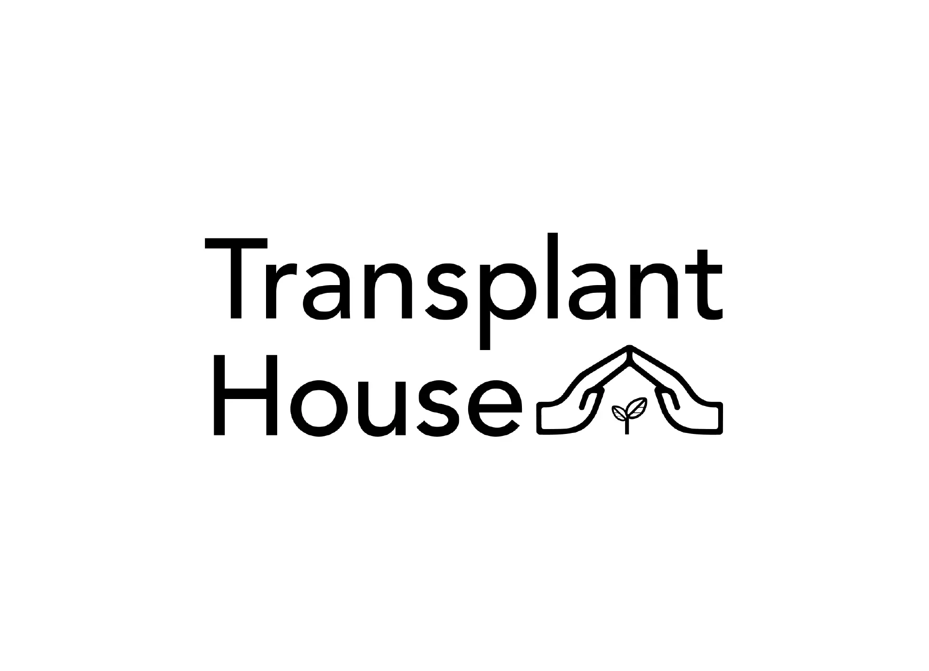 Old and outdated black and white nonprofit logo.