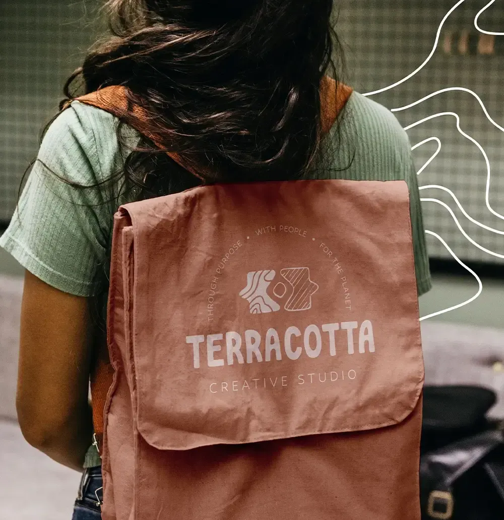 Clean layout design for nonprofit annual report.