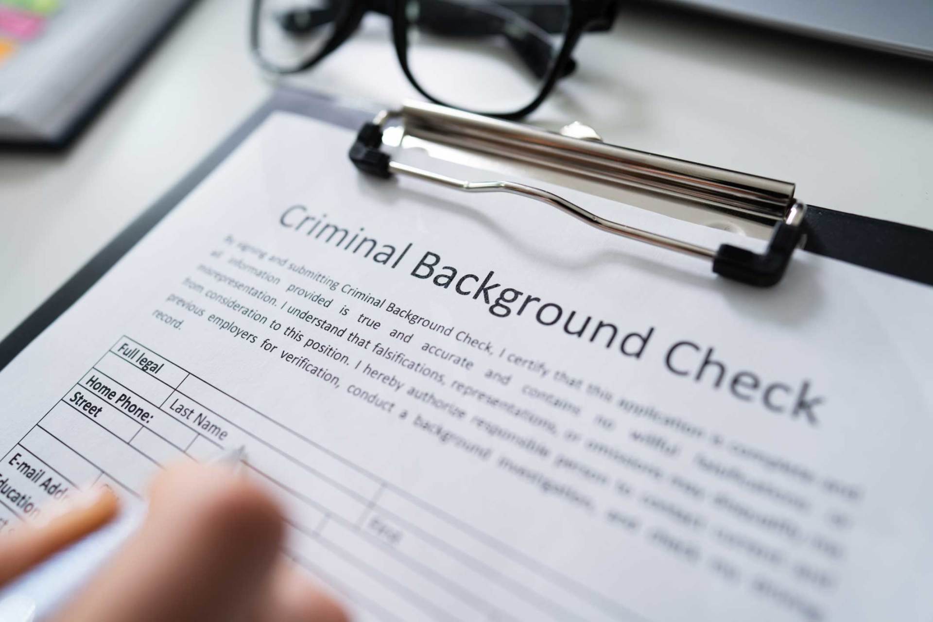 Criminal Background Check Application Form — Huntsville, AL — Elissa Green Attorney at Law