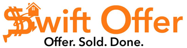 A logo for swift offer offer sold done