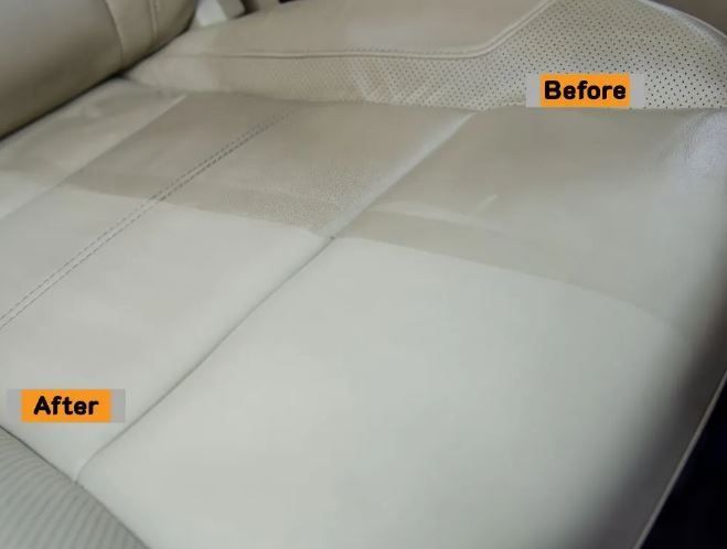 Car seat stain removal