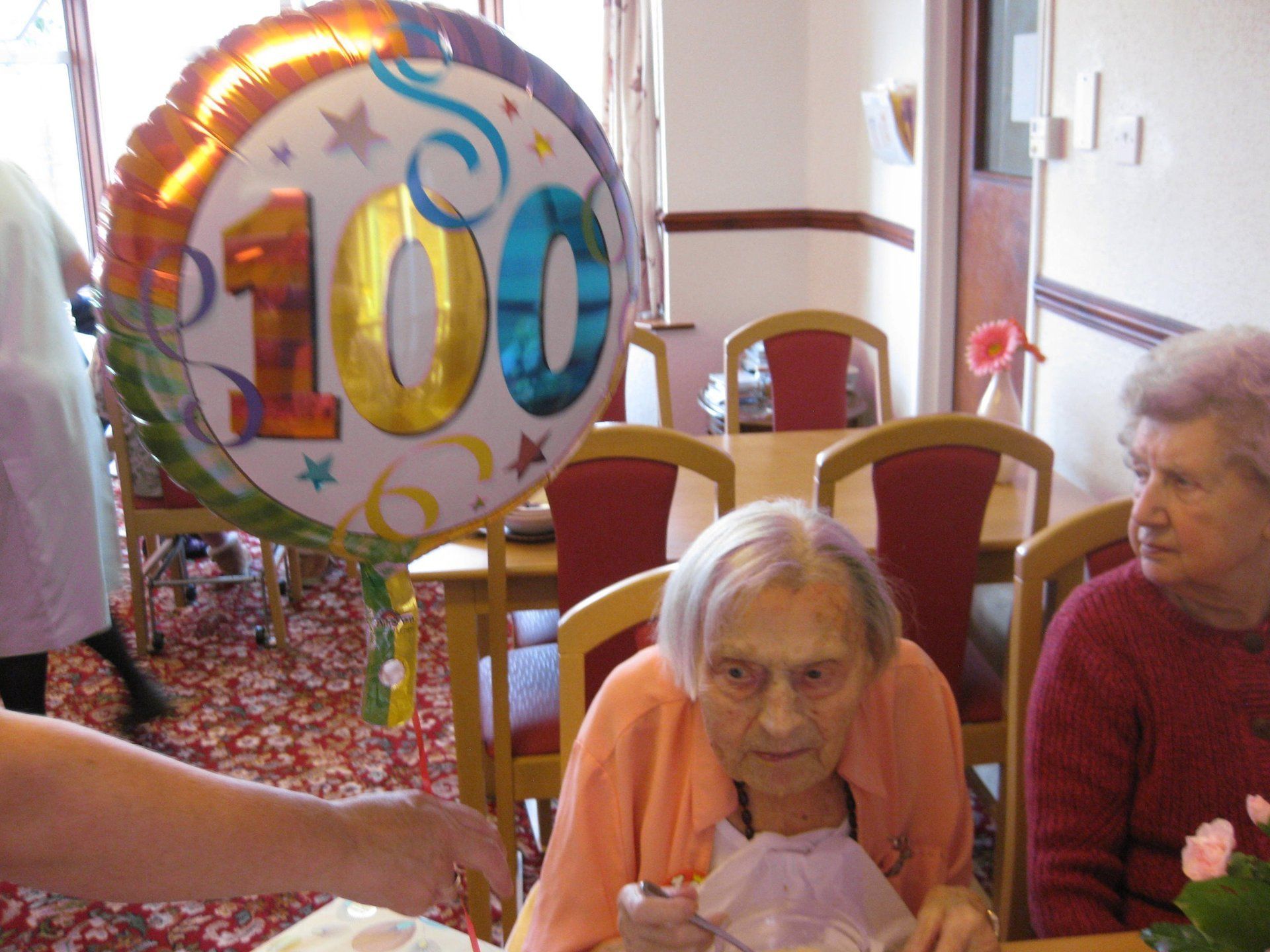 100th birthday celebrations at Avon Park Care Home Southampton