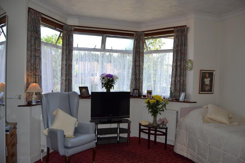 Resident room in Avon Park Care Home  with large windows