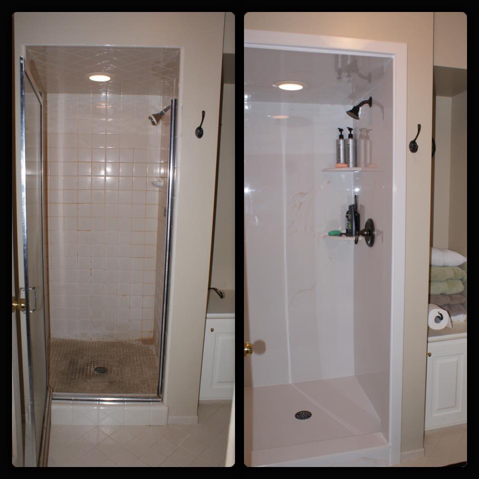 Before And After Bathroom — Sandy, UT — Gunn Construction