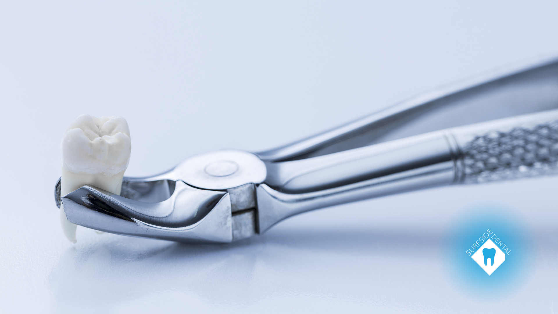 A pair of dental pliers with a tooth in it.