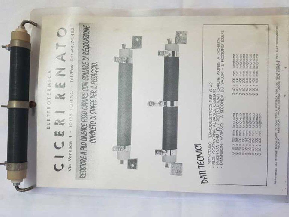 resistenze filo lineari 6