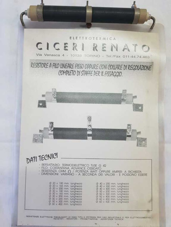 Resistenza Di Potenza 4 Ohm 50W In Alluminio Avvolta A Filo, 5% Oro