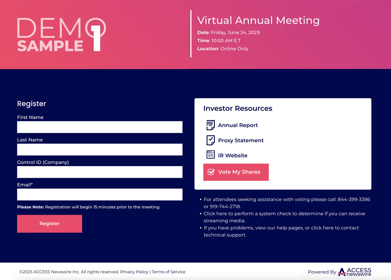 Image of a Registration Template 1