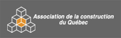 A logo for association de la construction du quebec