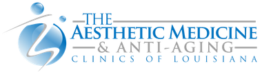 The logo for the aesthetic medicine and anti-aging clinics of louisiana