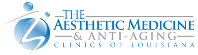 The logo for the aesthetic medicine and anti-aging clinics of louisiana